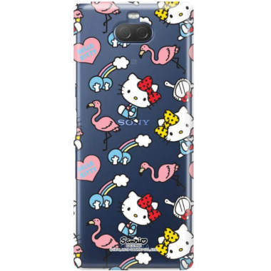 Etui Sony XPERIA 10, ST_HELLO-KITTY304 Wzory - FunnyCase