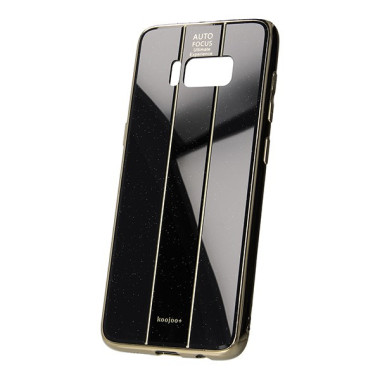 Etui Samsung GALAXY S8, Glass Czarny - FunnyCase