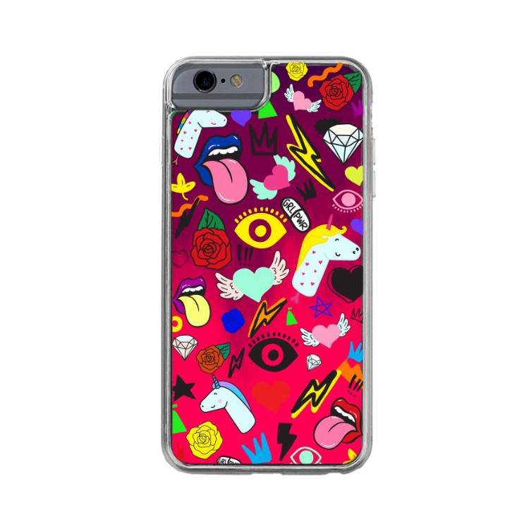 ETUI LIQUID NEON NA TELEFON APPLE IPHONE 6 / 6S Różowy ST_FCN120