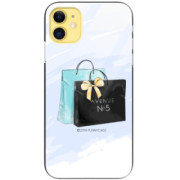 ETUI BLACK CASE GLASS NA TELEFON APPLE IPHONE 11 ST_FAN101