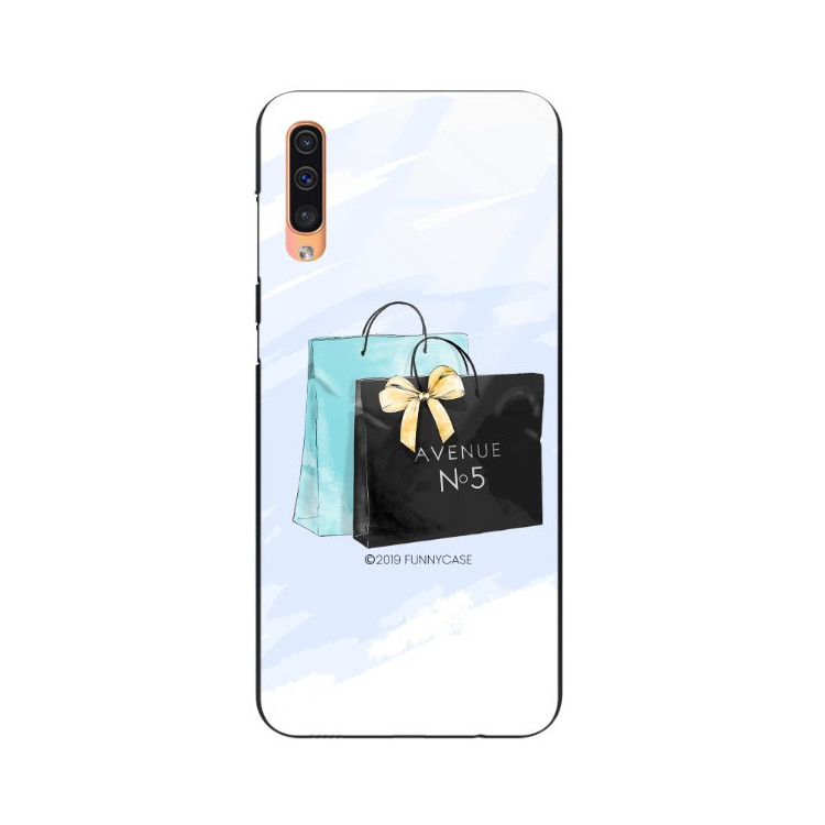 ETUI BLACK CASE GLASS NA TELEFON SAMSUNG GALAXY A50 ST_FAN101