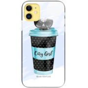 ETUI BLACK CASE GLASS NA TELEFON APPLE IPHONE 11 ST_FAN102