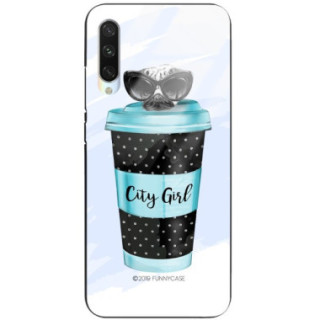 ETUI BLACK CASE GLASS NA TELEFON XIAOMI MI A3 ST_FAN102