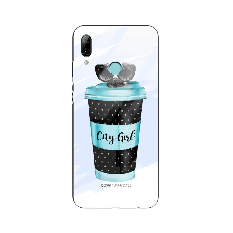 ETUI BLACK CASE GLASS NA TELEFON HUAWEI P SMART 2019 ST_FAN102