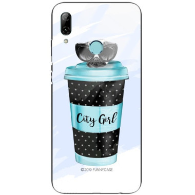 ETUI BLACK CASE GLASS NA TELEFON HUAWEI P SMART 2019 ST_FAN102