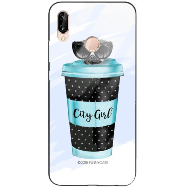 Etui Huawei P20 LITE, ST_FAN102 Wzory - FunnyCase