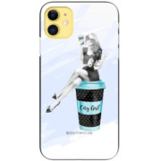 ETUI BLACK CASE GLASS NA TELEFON APPLE IPHONE 11 ST_FAN103