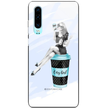 Etui Huawei P30, ST_FAN103 Wzory - FunnyCase