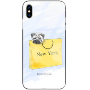 ETUI BLACK CASE GLASS NA TELEFON APPLE IPHONE X / XS ST_FAN104