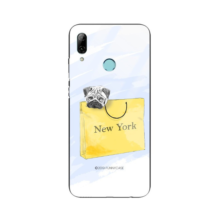 ETUI BLACK CASE GLASS NA TELEFON HUAWEI P SMART 2019 ST_FAN104