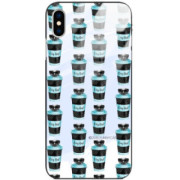 ETUI BLACK CASE GLASS NA TELEFON APPLE IPHONE X / XS ST_FAN110