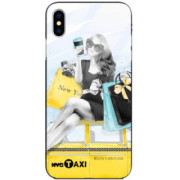 ETUI BLACK CASE GLASS NA TELEFON APPLE IPHONE X / XS ST_FAN112