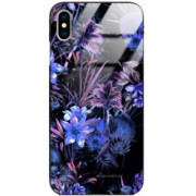 ETUI BLACK CASE GLASS NA TELEFON APPLE IPHONE X / XS ST_FDJ109