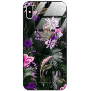 ETUI BLACK CASE GLASS NA TELEFON APPLE IPHONE X / XS ST_FDJ127