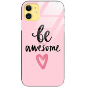 ETUI BLACK CASE GLASS NA TELEFON APPLE IPHONE 11 ST_LAD2020-1-108