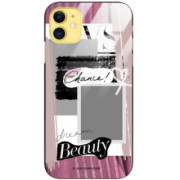 ETUI BLACK CASE GLASS NA TELEFON APPLE IPHONE 11 ST_LUXURY100