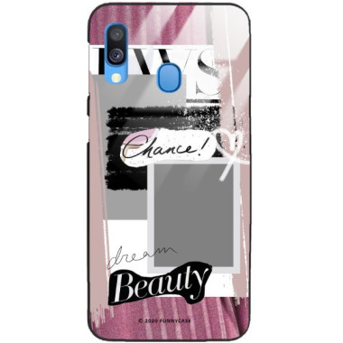 Etui Samsung GALAXY A40, ST_LUXURY100 Wzory - FunnyCase