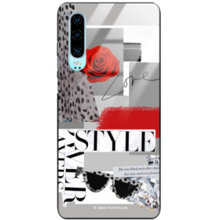 Etui Huawei P30, ST_LUXURY104 Wzory - FunnyCase