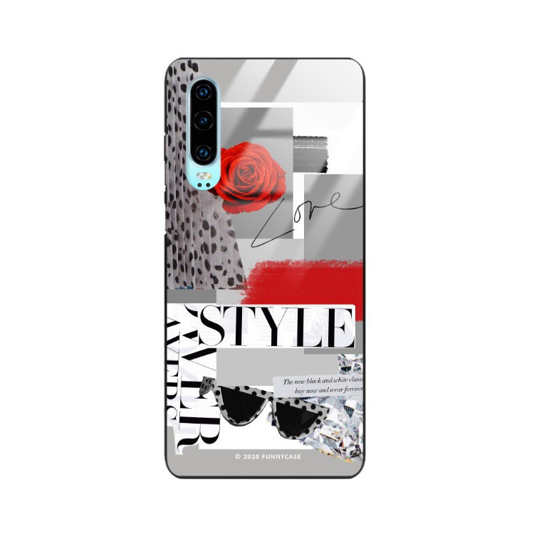 Etui Huawei P30, ST_LUXURY104 Wzory - FunnyCase