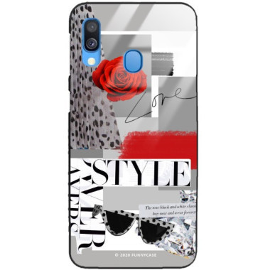 Etui Samsung GALAXY A40, ST_LUXURY104 Wzory - FunnyCase