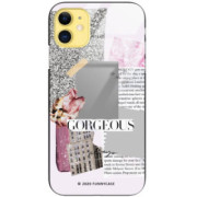 ETUI BLACK CASE GLASS NA TELEFON APPLE IPHONE 11 ST_LUXURY105
