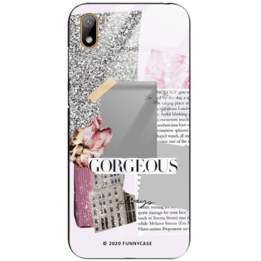 Etui Huawei Y5 2019, ST_LUXURY105 Wzory - FunnyCase