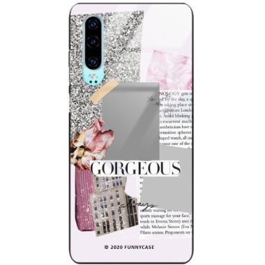 Etui Huawei P30, ST_LUXURY105 Wzory - FunnyCase