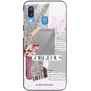 Etui Samsung GALAXY A40, ST_LUXURY105 Wzory - FunnyCase