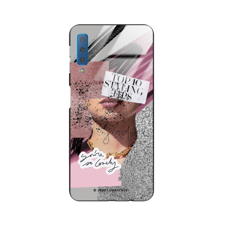 Etui Samsung GALAXY A7 2018, ST_LUXURY106 Wzory - FunnyCase