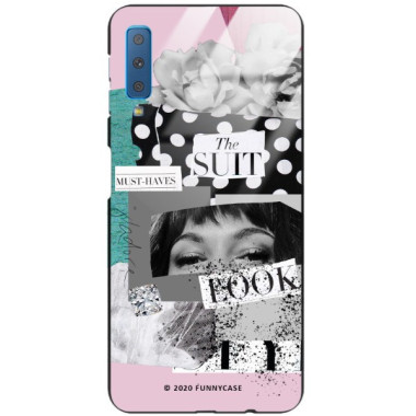 Etui Samsung GALAXY A7 2018, ST_LUXURY117 Wzory - FunnyCase