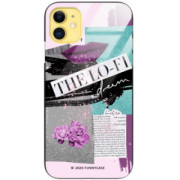 ETUI BLACK CASE GLASS NA TELEFON APPLE IPHONE 11 ST_LUXURY119
