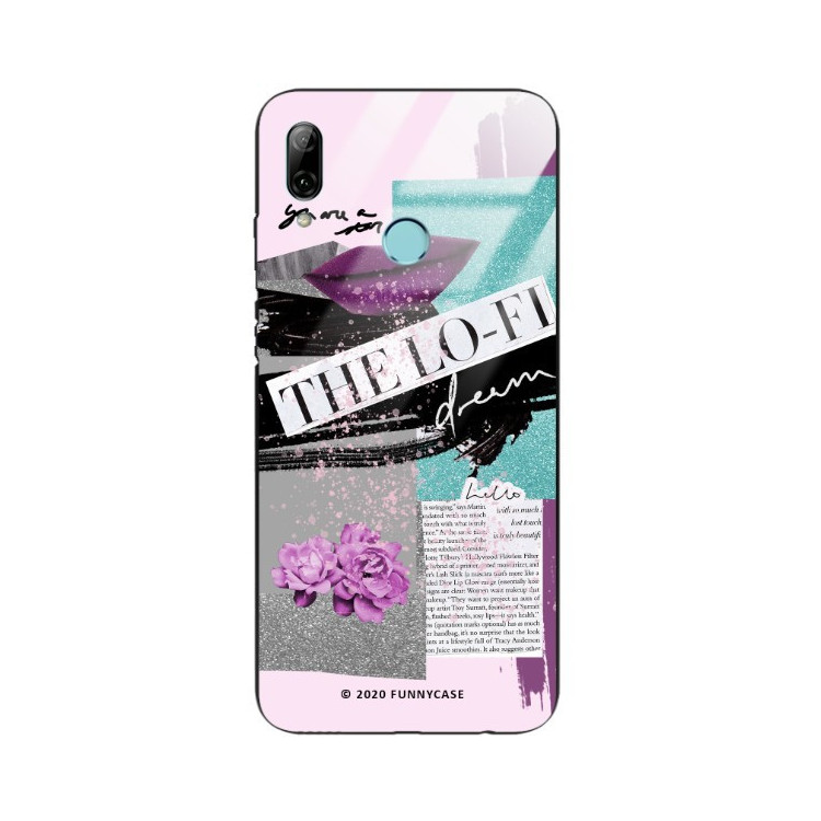 ETUI BLACK CASE GLASS NA TELEFON HUAWEI P SMART 2019 ST_LUXURY119