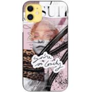 ETUI BLACK CASE GLASS NA TELEFON APPLE IPHONE 11 ST_LUXURY121