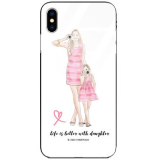 Etui Apple IPHONE X / XS, ST_MOMLIFE102 Wzory - FunnyCase