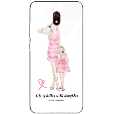 Etui Xiaomi REDMI 8A, ST_MOMLIFE102 Wzory - FunnyCase