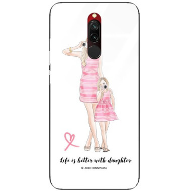 Etui Xiaomi REDMI 8, ST_MOMLIFE102 Wzory - FunnyCase