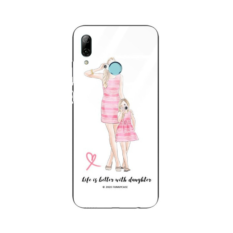 ETUI BLACK CASE GLASS NA TELEFON HUAWEI P SMART 2019 ST_MOMLIFE102
