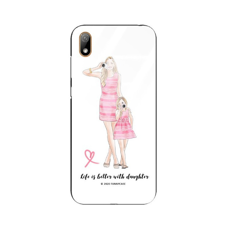 ETUI BLACK CASE GLASS NA TELEFON HUAWEI Y5 2019 ST_MOMLIFE102