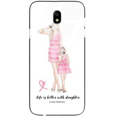 Etui Samsung GALAXY J7 2017 / J7 PRO, ST_MOMLIFE102 Wzory - FunnyCase