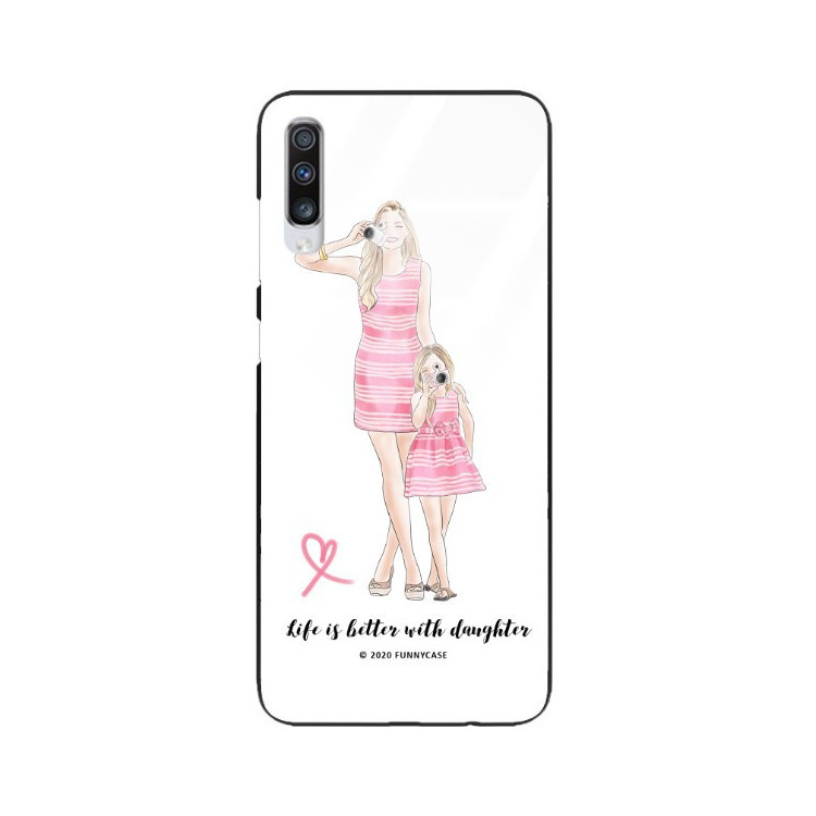 ETUI BLACK CASE GLASS NA TELEFON SAMSUNG GALAXY A70 ST_MOMLIFE102