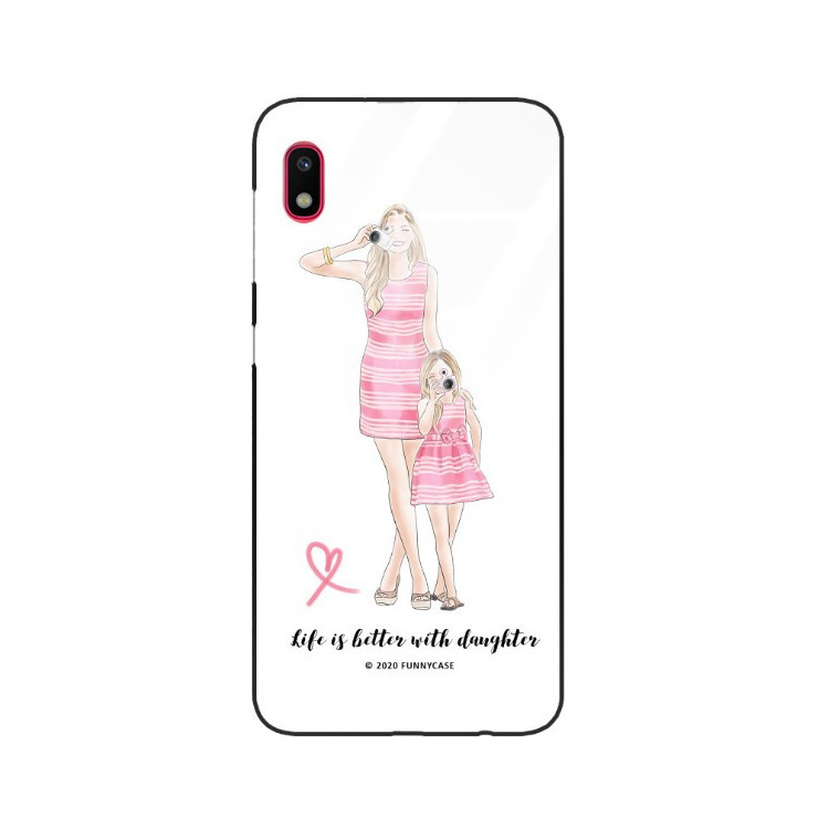 ETUI BLACK CASE GLASS NA TELEFON SAMSUNG GALAXY A10 ST_MOMLIFE102