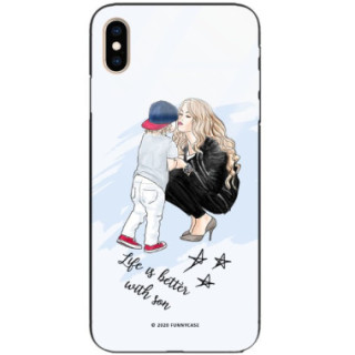 Etui Apple IPHONE XS MAX, ST_MOMLIFE103 Wzory - FunnyCase