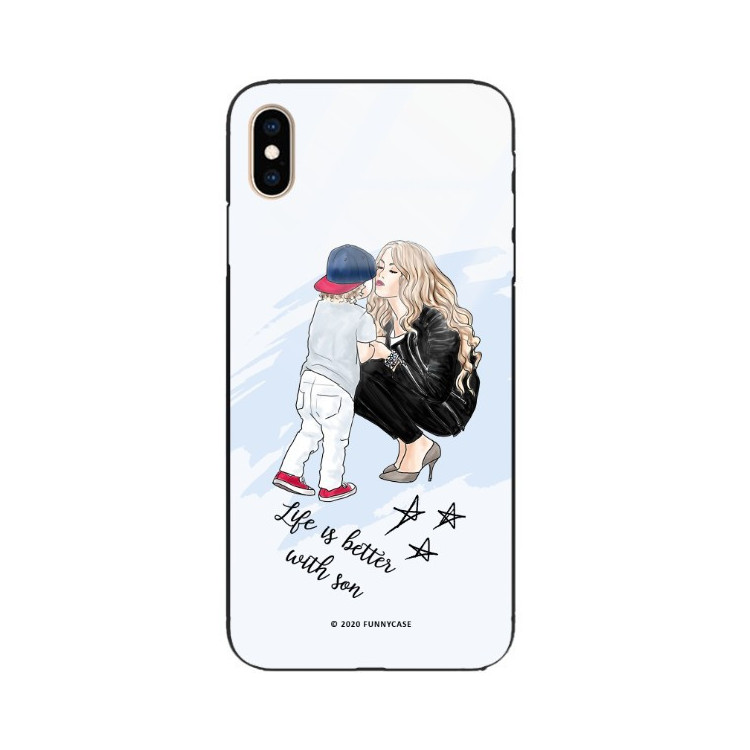 Etui Apple IPHONE XS MAX, ST_MOMLIFE103 Wzory - FunnyCase