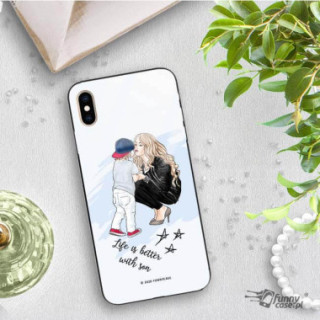 Etui Apple IPHONE XS MAX, ST_MOMLIFE103 Wzory - FunnyCase