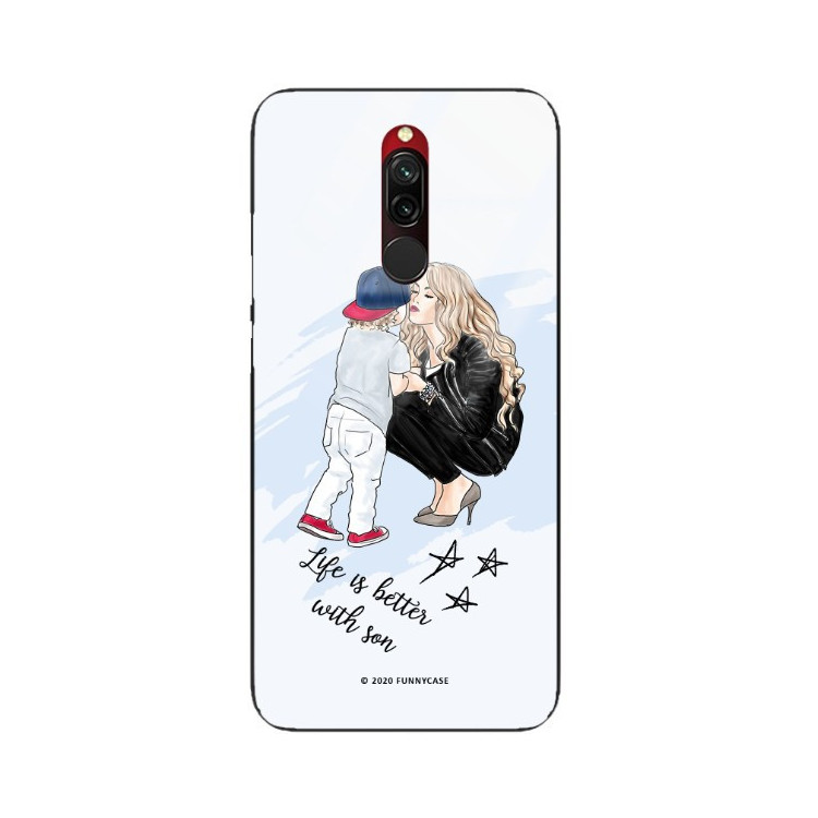 Etui Xiaomi REDMI 8, ST_MOMLIFE103 Wzory - FunnyCase