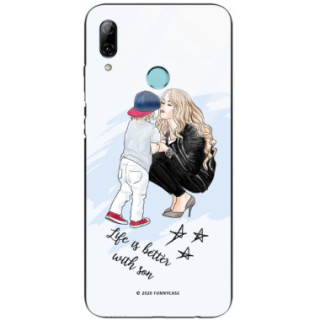 ETUI BLACK CASE GLASS NA TELEFON HUAWEI P SMART 2019 ST_MOMLIFE103