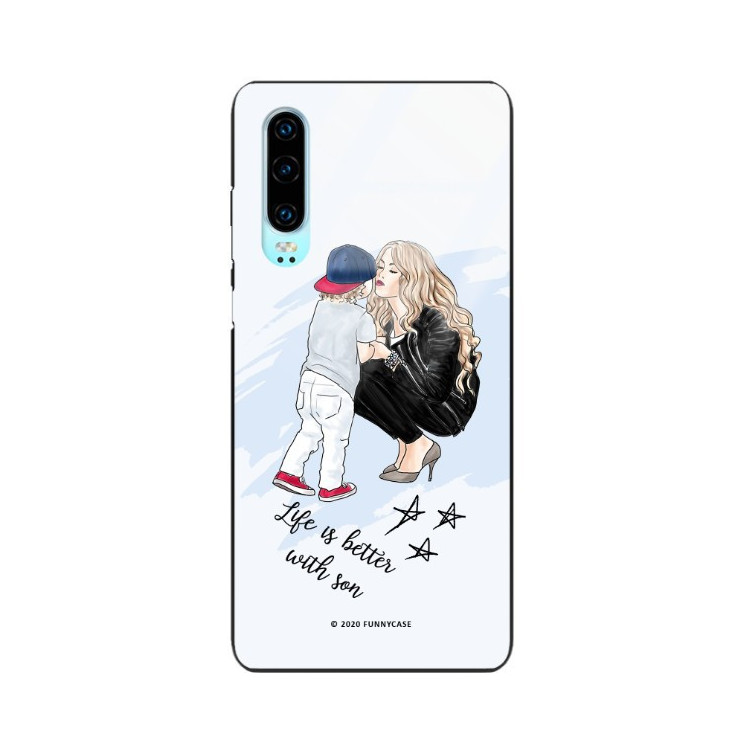 Etui Huawei P30, ST_MOMLIFE103 Wzory - FunnyCase