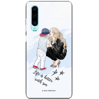 Etui Huawei P30, ST_MOMLIFE103 Wzory - FunnyCase