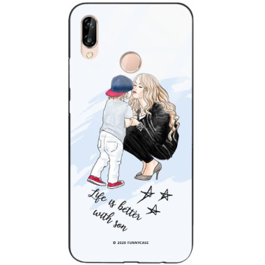 Etui Huawei P20 LITE, ST_MOMLIFE103 Wzory - FunnyCase