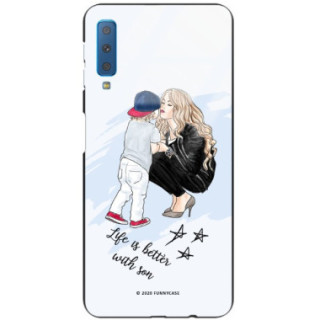 Etui Samsung GALAXY A7 2018, ST_MOMLIFE103 Wzory - FunnyCase
